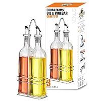 Algopix Similar Product 5 - Ellora Farms Venus Glass Cruet Set
