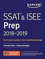Algopix Similar Product 18 - SSAT  ISEE Prep 20182019 6 Practice