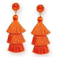 Algopix Similar Product 5 - MeHz Fashion Colorful Tassel Dangle