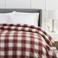 Algopix Similar Product 2 - Pinzon Plaid Flannel Duvet Cover  Full