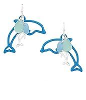 Algopix Similar Product 1 - Sealife Dolphin Rubber Plated Charm