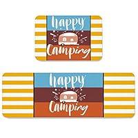 Algopix Similar Product 18 - Queen Area 2 Pcs Set of Kitchen Rugs