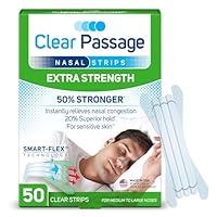 Algopix Similar Product 11 - Clear Passage Nasal Strips Clear Extra