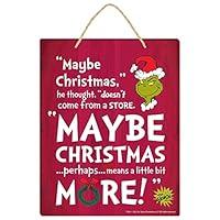 Algopix Similar Product 11 - GrinchInspired Christmas Quote MDF