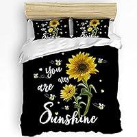 Algopix Similar Product 15 - Quilt Set 3 Pieces Sunflower Your are