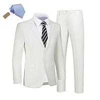 Algopix Similar Product 8 - Mens Slim Fit 2 Piece Suit Two Button