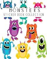 Algopix Similar Product 5 - Monsters Sticker Book Collection Blank