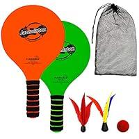 Algopix Similar Product 4 - Funsparks Paddle Ball Game Jazzminton