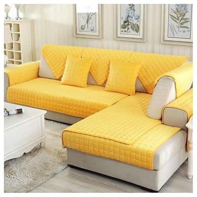 Best Deal for Couch Covers Slipcovers Velvet 2/3 seat Sofa Covers