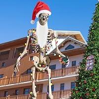 Algopix Similar Product 3 - Croknit 12 ft Skeleton Santa Costume