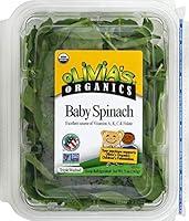 Algopix Similar Product 9 - OLIVIAS ORGANICS Organic Baby Spinach