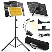 Algopix Similar Product 6 - Donner Sheet Music Stand with Light