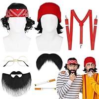 Algopix Similar Product 6 - 9 Pcs Halloween Mens Comedy Costume