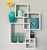 Algopix Similar Product 3 - Greenco 4 Cube Intersecting Shelves