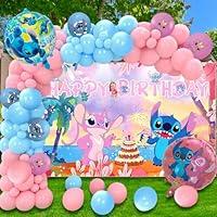 Algopix Similar Product 20 - 122Pcs Stich Balloons Birthday Party