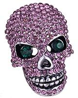 Algopix Similar Product 20 - YACQ Womens Skull Pin Brooch  Moving