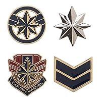 Algopix Similar Product 18 - Marvel Accessories Captain Marvel Lapel