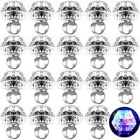 Algopix Similar Product 12 - 20 Pieces Light Up Rings Flashing