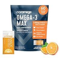 Algopix Similar Product 4 - Coromega MAX 2400mg Omega3 Fish Oil 
