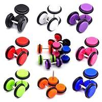 Algopix Similar Product 18 - NASAMA 8pair Acrylic Stud Earrings