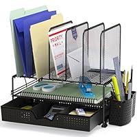 Algopix Similar Product 18 - Simple Houseware Mesh Desk Organizer