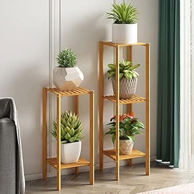 BACEKOLL Metal Plant Stand with Grow Lights, 6 Tiered Tall Stand for Indoor  Plants Multiple, Large Plant Shelf Display Holder, Half-Moon Shape Rack