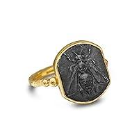 Algopix Similar Product 14 - AtlantisFineJewels Blacked Bee Coin