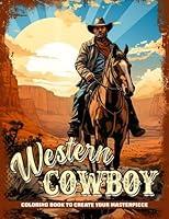 Algopix Similar Product 20 - Western Cowboy Coloring Book Western