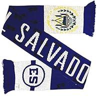Algopix Similar Product 2 - El Salvador Soccer Knit Scarf