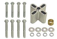 Algopix Similar Product 15 - Derale 31515 1 1/2" Fan Spacer,Silver