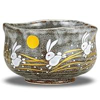 Algopix Similar Product 5 - Kutani Japanese Matcha Bowl Rabbit