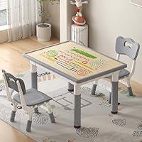 Algopix Similar Product 10 - YAIWOMI Kids Table and Chairs Height