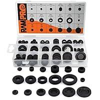 Algopix Similar Product 17 - 125pc 18 Sizes Rubber Grommet Kit 