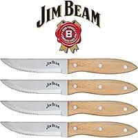 Algopix Similar Product 18 - Jim Beam Steak Knife Set 4 Pack