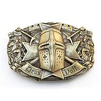 Algopix Similar Product 11 - Belt buckle Templar Handmade medieval