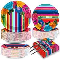 Algopix Similar Product 20 - Naozinebi 200Pcs Mexican Serape Fiesta