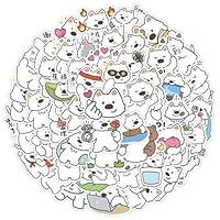 Algopix Similar Product 16 - 50pcs Cute Dog Stickers Pack White