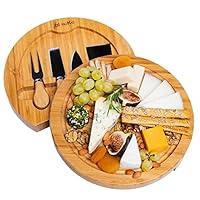 Algopix Similar Product 4 - Bamboo Cheese Board and Knife Set  10