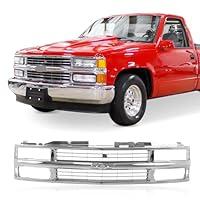 Algopix Similar Product 7 - CarPartsDepot Front Grille Grill Chrome