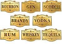 Algopix Similar Product 6 - Amlong Plus Deluxe Set of Liquor Tags