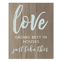 Algopix Similar Product 9 - Love Grows 16x20 Canvas Wall Art