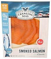 Algopix Similar Product 19 - Changing Seas, Smoked Salmon, 4 Ounce