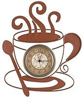 Algopix Similar Product 2 - Fox Valley Traders Metal Coffee Clock