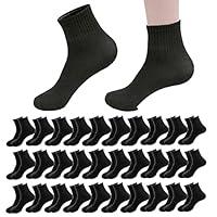 Algopix Similar Product 8 - RICHBULL 30 Pairs of Thin Crew Socks