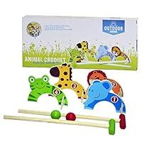 Algopix Similar Product 11 - OUTDOOR Play Croquet Set (Multi-Colour)