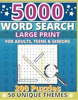 Algopix Similar Product 18 - 5000 Word Search Large Print