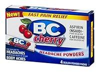 Algopix Similar Product 19 - BC Headache Powders Cherry - 4 CT