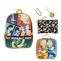 Algopix Similar Product 12 - Dragon Ball Z 16 5Piece Backpack 