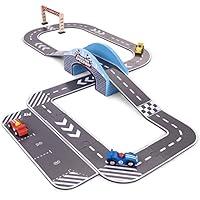 Algopix Similar Product 5 - Stock Car Speedway  Wooden Race Track