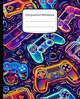 Algopix Similar Product 3 - Composition Notebook Video Gamer Wide